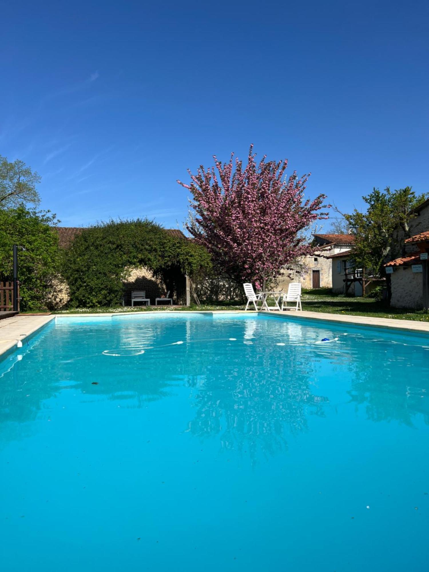 Entire Apartment With Swimming Pool Near Aubeterre Saint-Romain  Ngoại thất bức ảnh